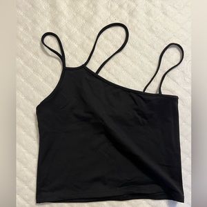 Abercrombie crop tank with strap details